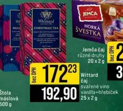 Jip Wittard čaj nabídka