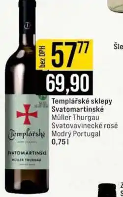 Jip TEMPLÁŘSKÉ SKLEPY Svatomartinské nabídka