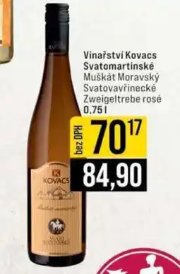 Jip Vinařství Kovacs Svatomartinské nabídka