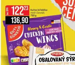 Jip Kuřecí křidélka med+česnek nabídka