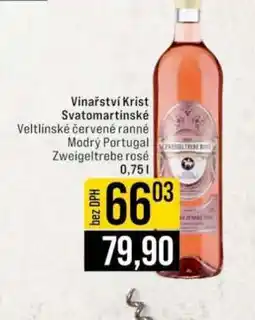 Jip Vinařství Krist Svatomartinské nabídka