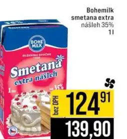 Jip Bohemilk smetana extra nášleh 35% nabídka