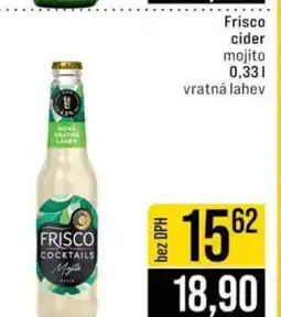 Jip Frisco cider mojito nabídka