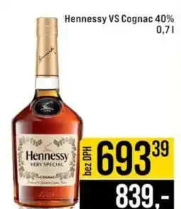 Jip Hennessy VS Cognac 40% 0,7 l nabídka
