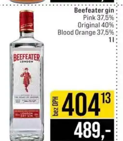 Jip Beefeater Gin nabídka