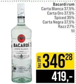 Jip BACARDI Rum nabídka