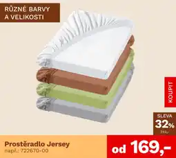 Asko Prostěradlo Jersey nabídka