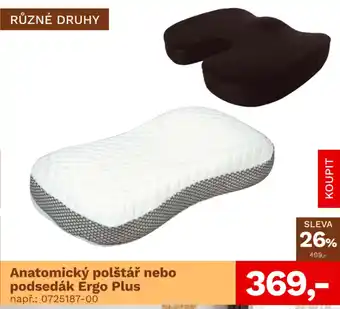 Anatomický polštář nebo podsedák Ergo Plus