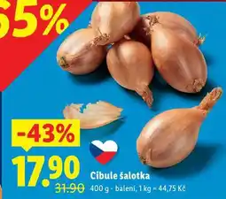 Lidl Cibule šalotka, 400 g nabídka