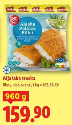 Lidl Aljašská treska, 960 g nabídka