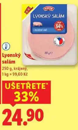 Lidl Lyonský salám, 250 g nabídka
