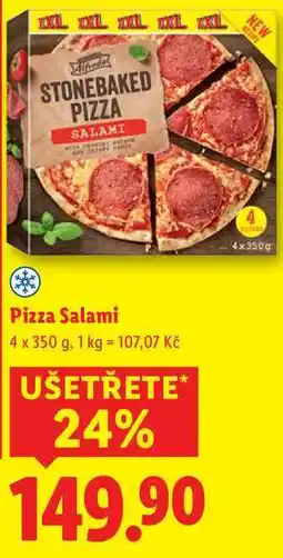 Lidl Pizza Salami, 4x 350 g nabídka