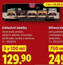 Lidl Exkluzivní omáčky, 5x 130 g nabídka