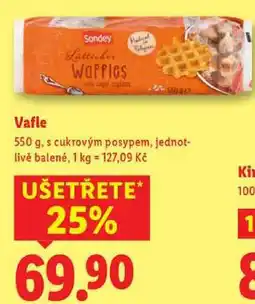 Lidl Vafle, 550 g nabídka