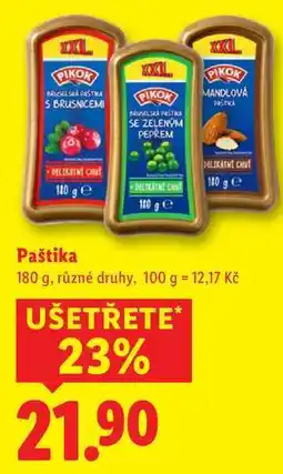 Lidl Paštika, 180 g nabídka