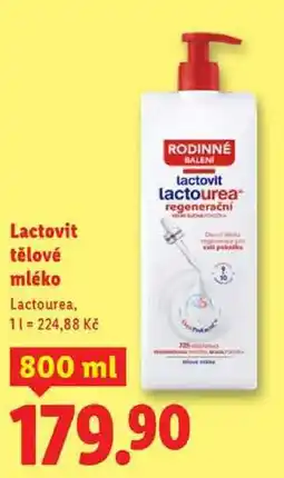 Lidl Lactovit tělové mléko, 800 ml nabídka