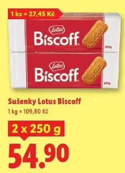 Lidl Sušenky Lotus Biscoff, 2x 250 g nabídka