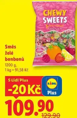 Lidl Směs želé bonbonů, 1200 g nabídka