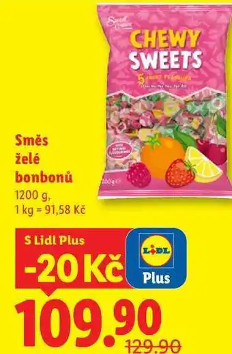 Lidl Směs želé bonbonů, 1200 g nabídka