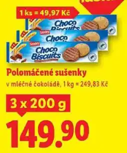 Lidl Polomáčené sušenky, 3x 200 g nabídka