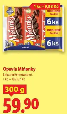 Lidl Opavia Miňonky, 300 g nabídka