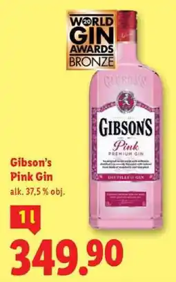 Lidl Gibson's Pink Gin, 1 l nabídka