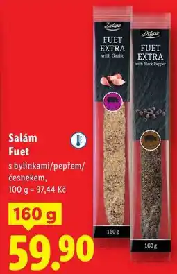 Lidl Salám Fuet, 160 g nabídka