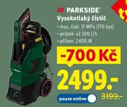 Lidl Vysokotlaký čistič nabídka