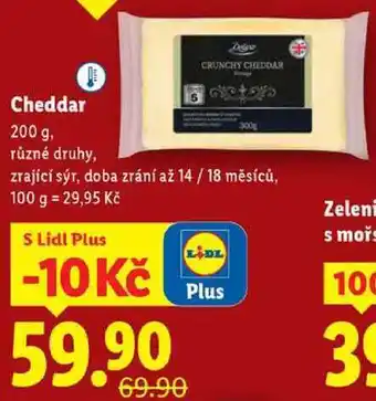 Lidl Cheddar, 200 g nabídka