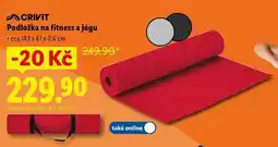 Lidl Podložka na fitness a jógu nabídka