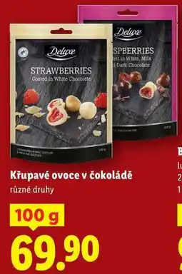 Lidl Křupavé ovoce v čokoládě, 100 g nabídka