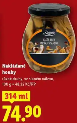 Lidl Nakládané houby, 314 ml nabídka
