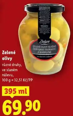 Lidl Zelené olivy, 395 ml nabídka