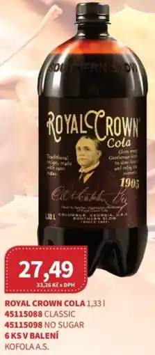 Kubík potraviny Royal crown cola nabídka