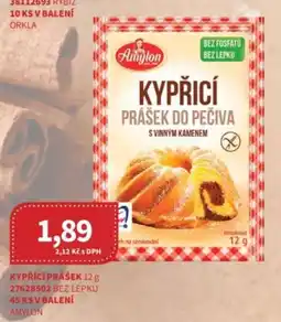 Kubík potraviny Kypřící prášek nabídka