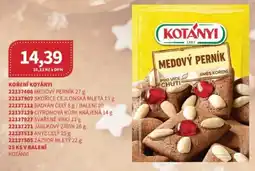 Kubík potraviny Koření kotányi nabídka