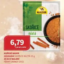 Kubík potraviny Koření nadir nabídka