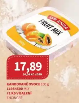 Kubík potraviny Kandované ovoce nabídka