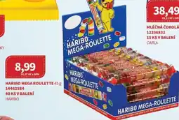 Kubík potraviny Haribo mega roulette nabídka