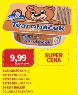 Kubík potraviny TVAROHÁČEK nabídka