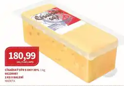 Kubík potraviny Císařský sýr s oky 30% nabídka