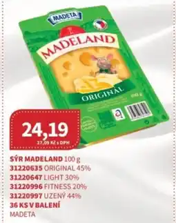 Kubík potraviny Sýr madeland nabídka