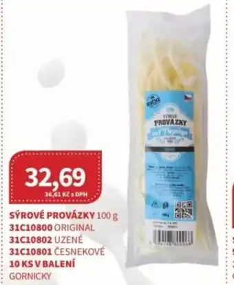 Kubík potraviny Sýrové provázky nabídka