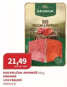 Kubík potraviny Duo poličan-paprikáš nabídka