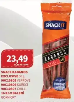Kubík potraviny Snack kabanos exclusive nabídka