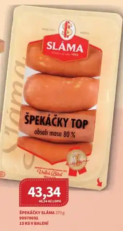 Kubík potraviny Špekáčky sláma nabídka