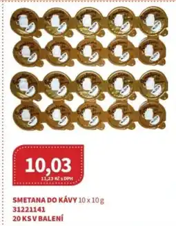 Kubík potraviny Smetana do kávy nabídka