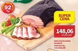 Kubík potraviny Anglická slanina nabídka