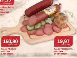 Kubík potraviny Salám poličan nabídka
