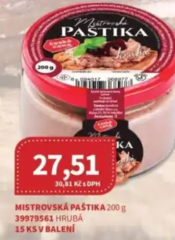 Kubík potraviny Mistrovská paštika nabídka